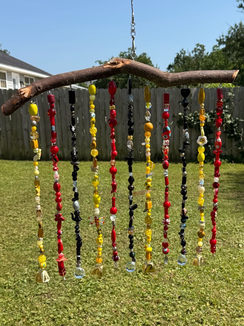 Handmade Beaded Suncatcher / Wind Chime